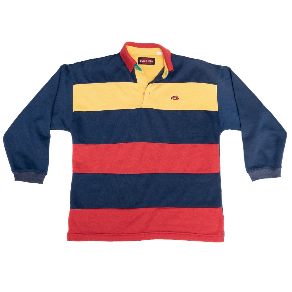 Vintage Bugle Boy Longsleeve Knit Polo